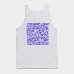 Indigo Sprinkles Pattern Tank Top